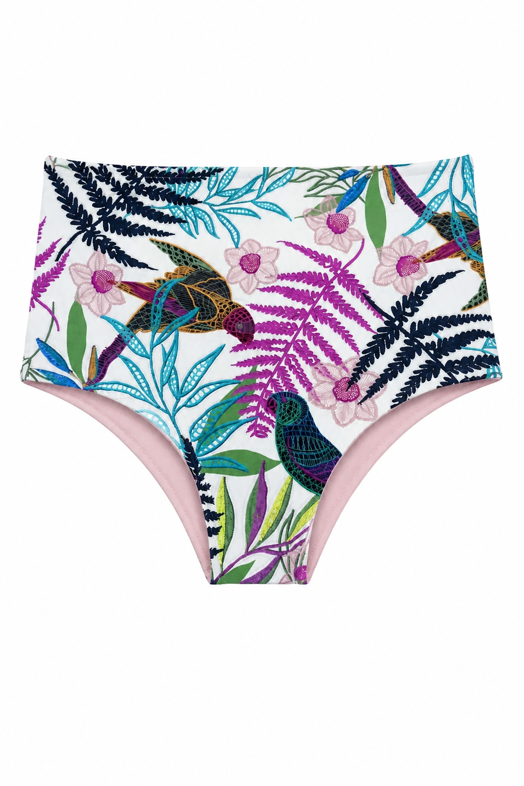 Bird High Waste Reversible Bikini Bottom