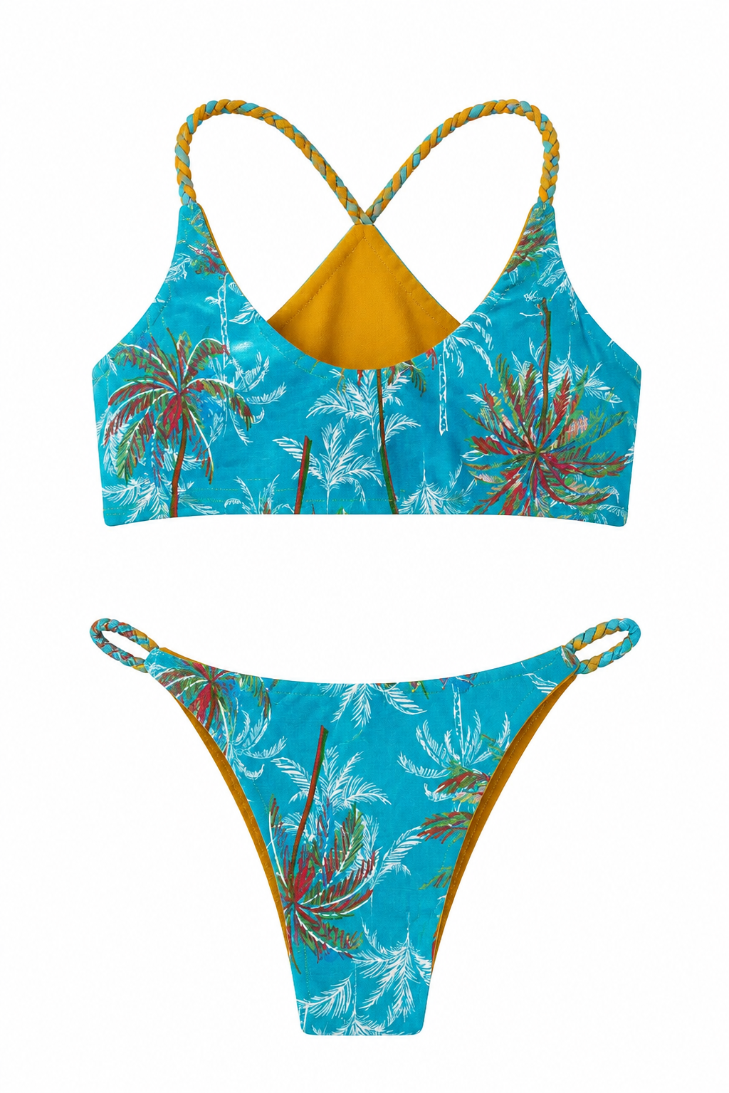 Palm Tree Reversible Top